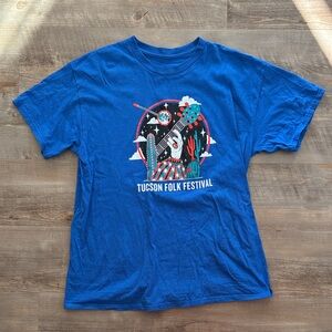 Blue Tucson Folk Festival T-Shirt